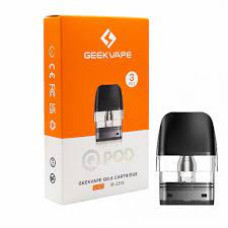Geekvape Q Pod Cartridge 2ml 1,2ohm (Sonder Q, Wenax Q, AQ) ORIGINAL Geekvape Q Pod Cartridge 2ml 1,2ohm (Sonder Q, Wenax Q, AQ) ORIGINAL