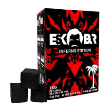 Кокосове вугілля для кальяну Eskobar (1 кг, 72 шт, р 25)