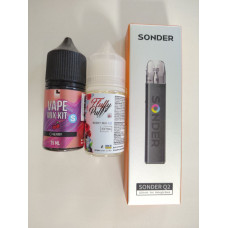 КРАЩИЙ ВИБІР! Комплект Geekvape Sonder Q2 Pod + набір рідин 2х30мл КРАЩИЙ ВИБІР! Комплект Geekvape Sonder Q2 Pod + набір рідин 2х30мл