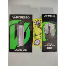 ГОТОВЕ РІШЕННЯ: Бери і пари! Vaporesso LUXE QS Pod + картридж та рідина 30мл ГОТОВЕ РІШЕННЯ: Бери і пари! Vaporesso LUXE QS Pod + картридж та рідина 30мл