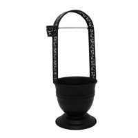 Кошик для вугілля Black Matt Small (чорний матовий, маленький) Кошик для вугілля Black Matt Small (чорний матовий, маленький)