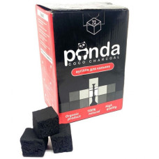 Кокосове вугілля для кальяну Panda Black (1кг, 72шт, р25)